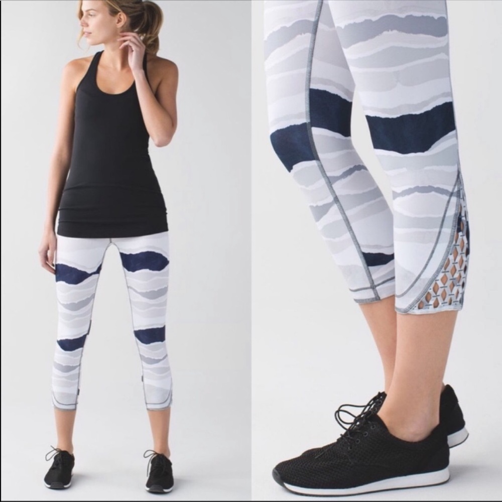 Lululemon True Self Crop Bleacher Stripe 8 - image 2